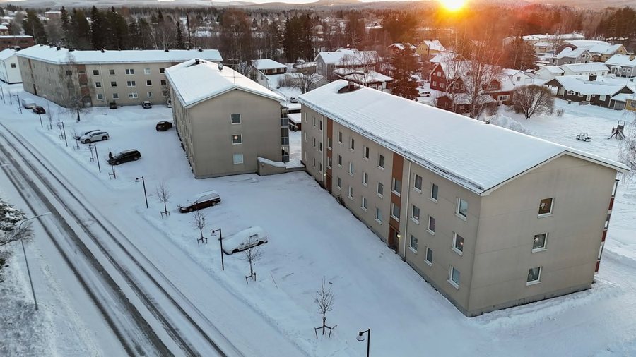 Fastighet i vinterskrud